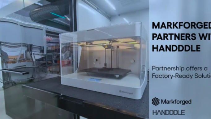 Handddle 和 Markforged合作，提供標(biāo)準(zhǔn)化的微型工廠解決方案